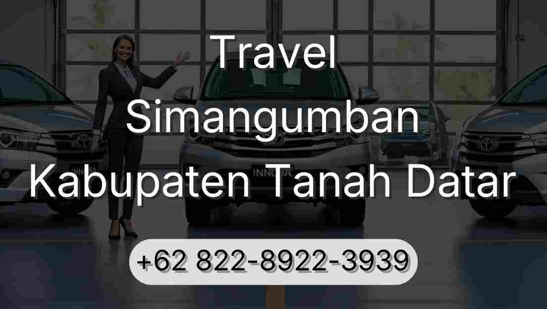 Travel Simangumban Kabupaten Tanah Datar