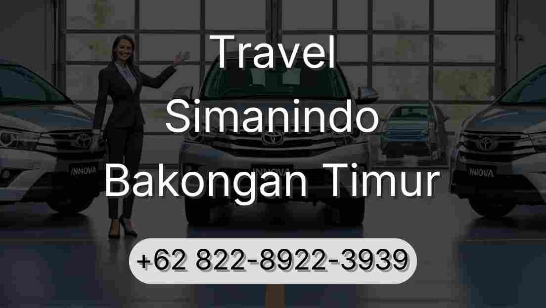 Travel Simanindo Bakongan Timur