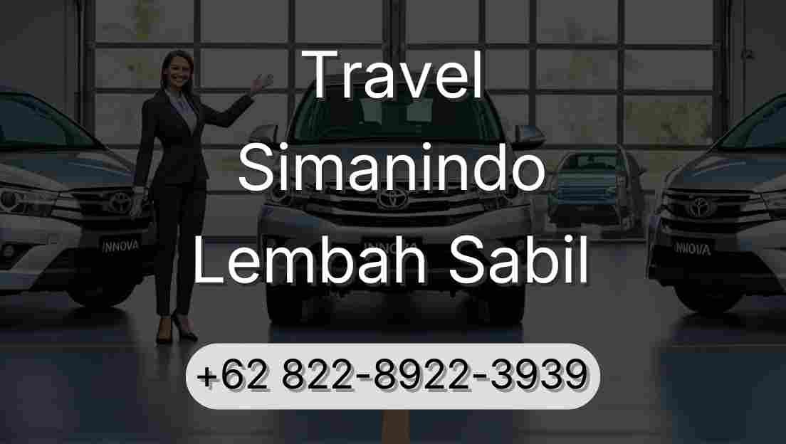 Travel Simanindo Lembah Sabil