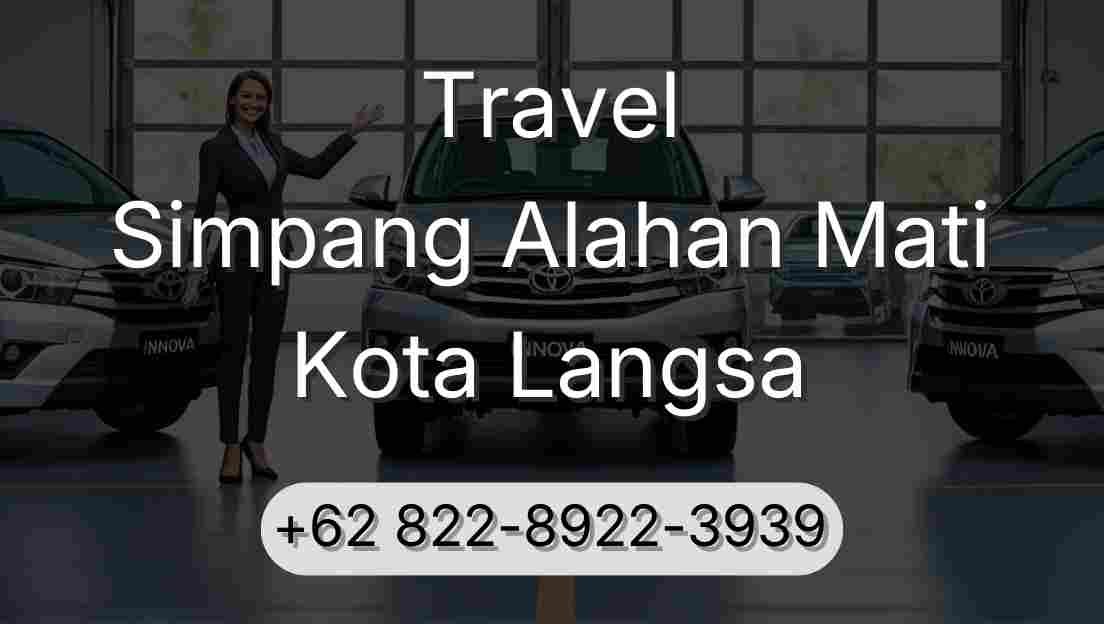 Travel Simpang Alahan Mati Kota Langsa