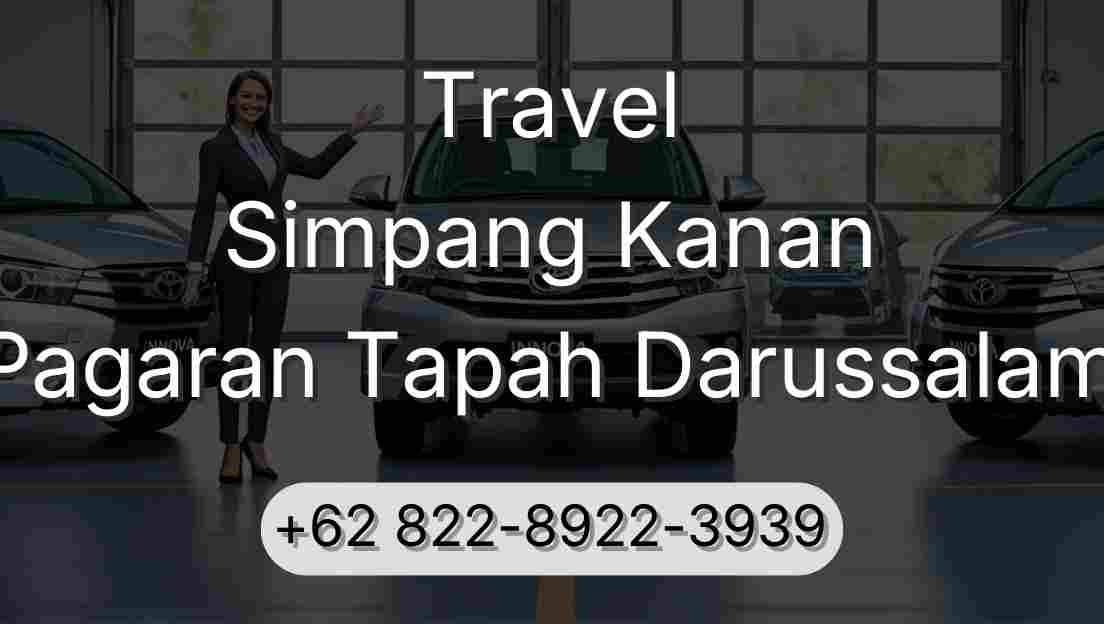 Travel Simpang Kanan Pagaran Tapah Darussalam
