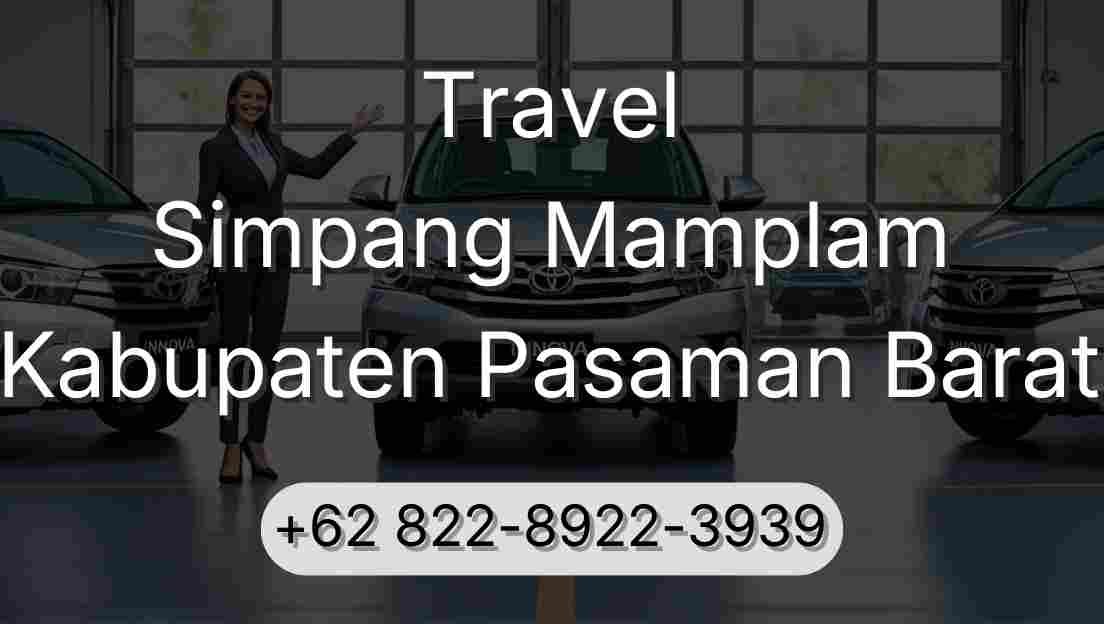 Travel Simpang Mamplam Kabupaten Pasaman Barat