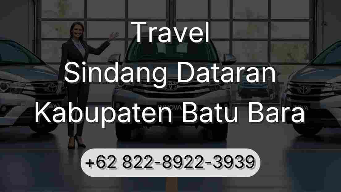 Travel Sindang Dataran Kabupaten Batu Bara