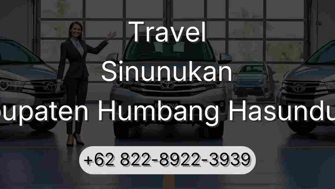 Travel Sinunukan Kabupaten Humbang Hasundutan