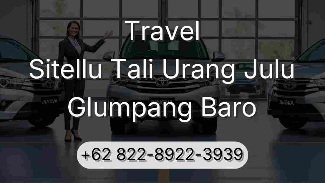 Travel Sitellu Tali Urang Julu Glumpang Baro