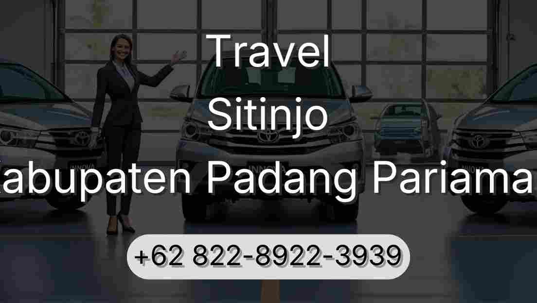 Travel Sitinjo Kabupaten Padang Pariaman