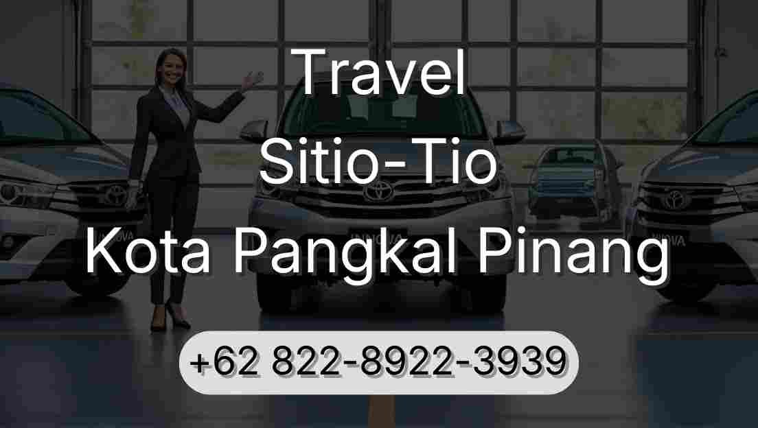 Travel Sitio-Tio Kota Pangkal Pinang