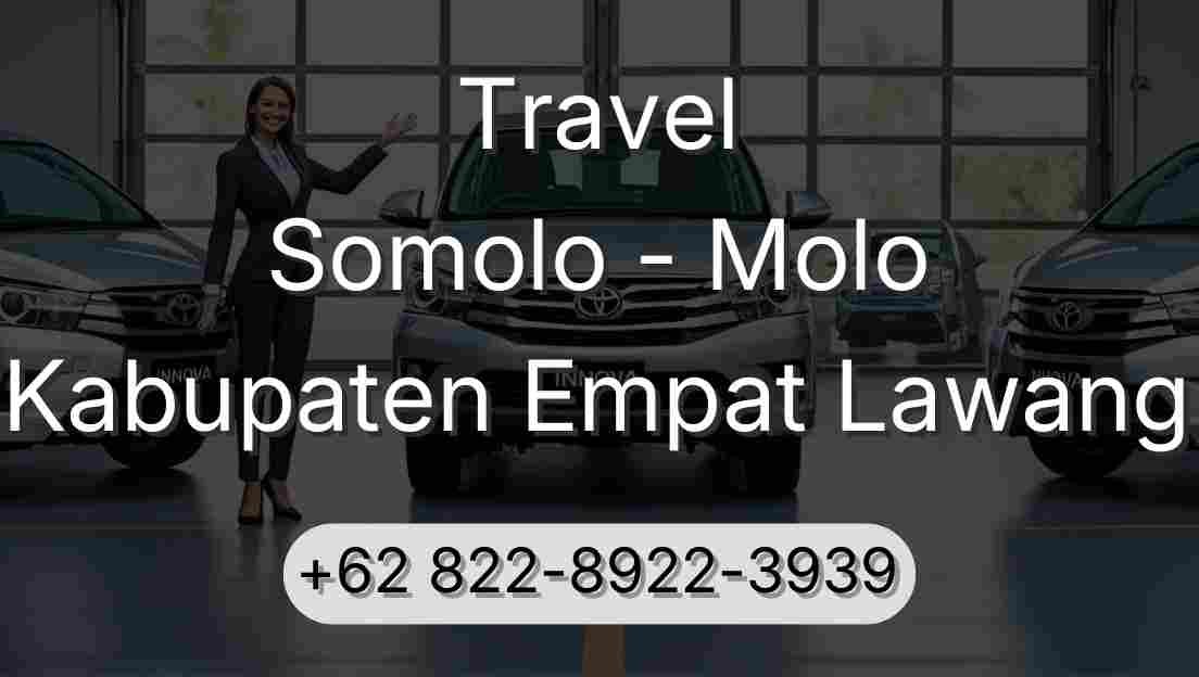 Travel Somolo - Molo Kabupaten Empat Lawang