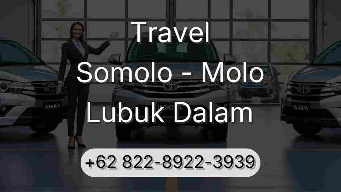 Travel Somolo - Molo Lubuk Dalam