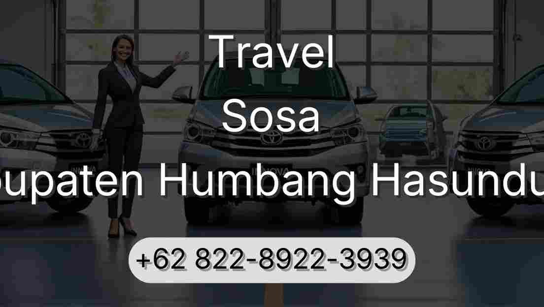 Travel Sosa Kabupaten Humbang Hasundutan