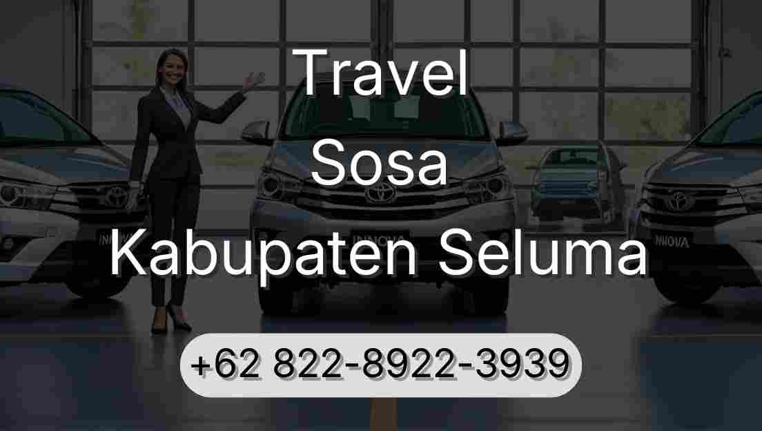 Travel Sosa Kabupaten Seluma