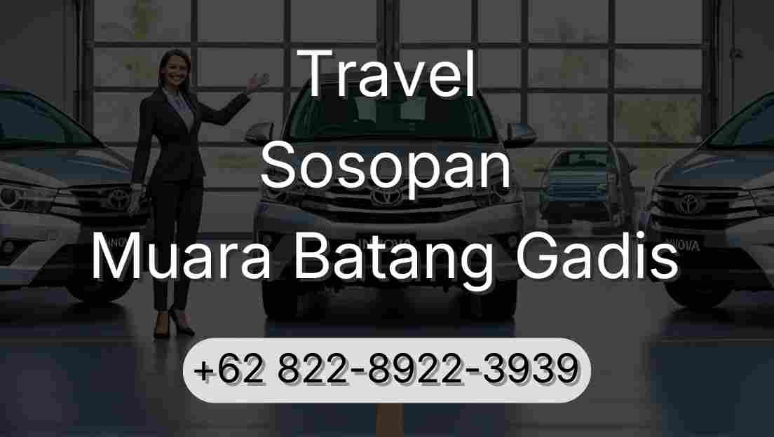 Travel Sosopan Muara Batang Gadis