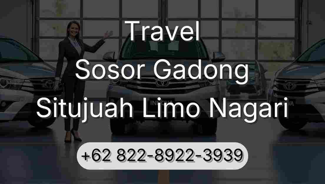 Travel Sosor Gadong Situjuah Limo Nagari