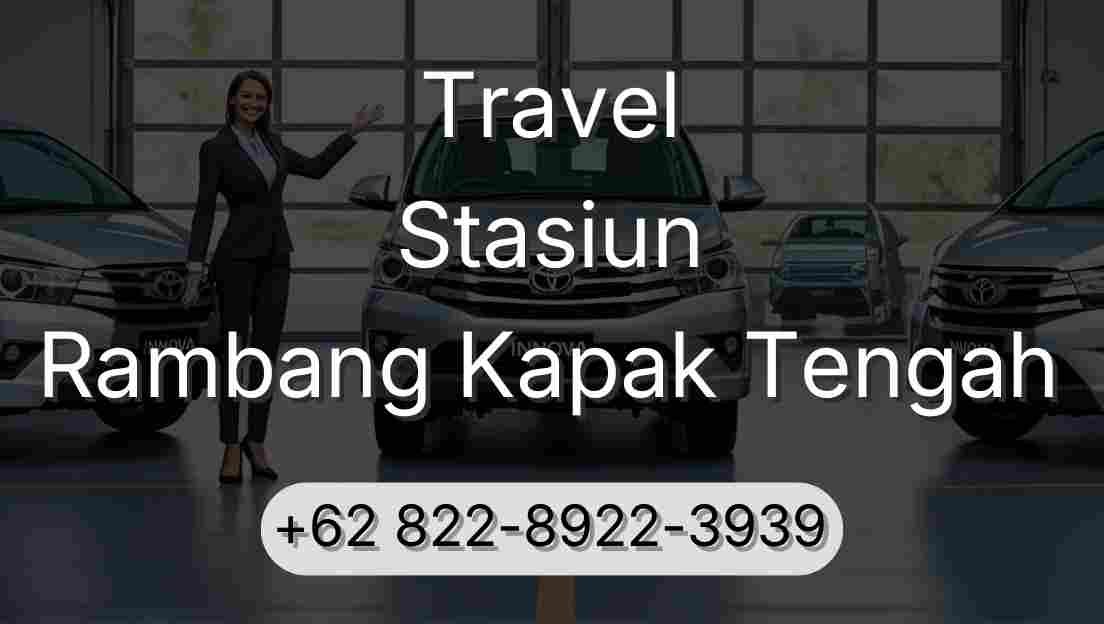 Travel Stasiun Rambang Kapak Tengah