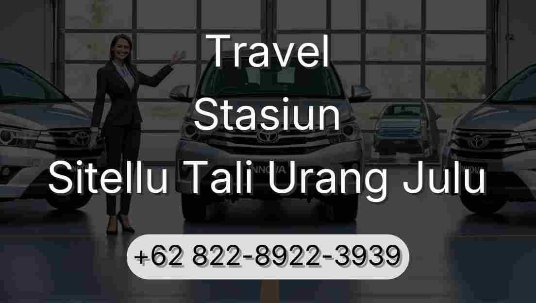 Travel Stasiun Sitellu Tali Urang Julu