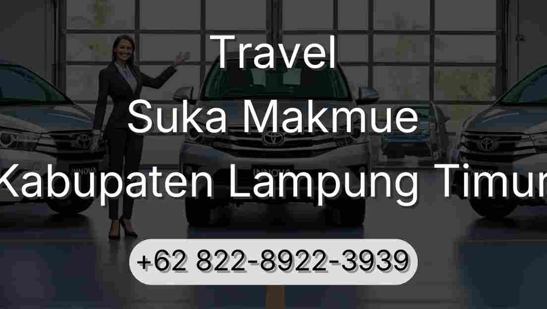 Travel Suka Makmue Kabupaten Lampung Timur