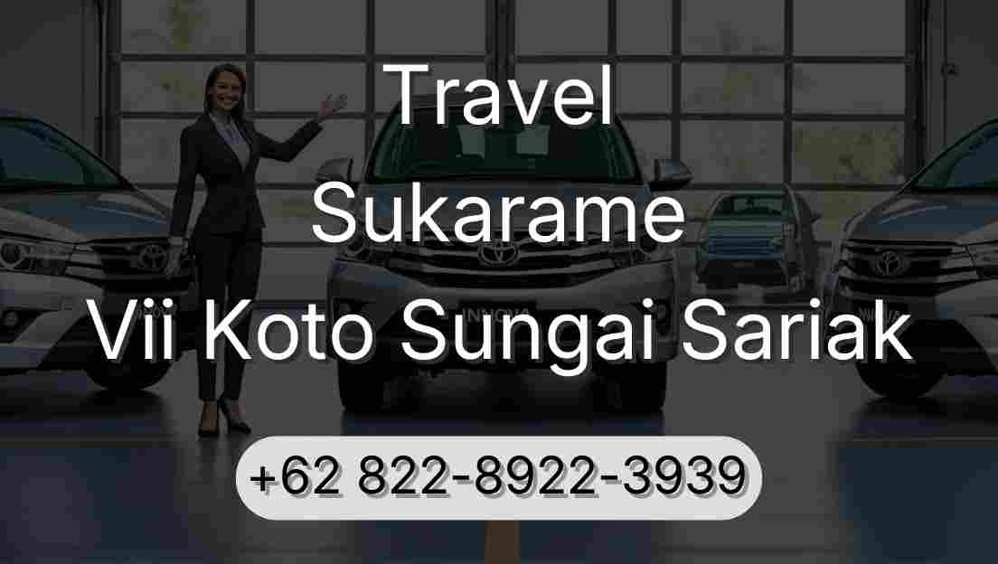 Travel Sukarame Vii Koto Sungai Sariak