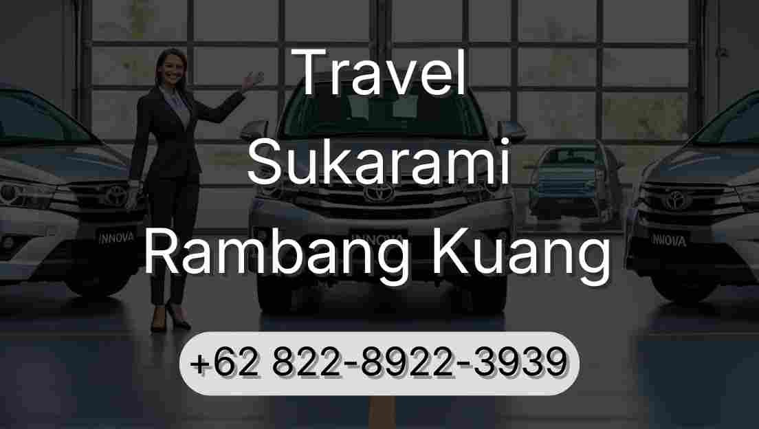 Travel Sukarami Rambang Kuang