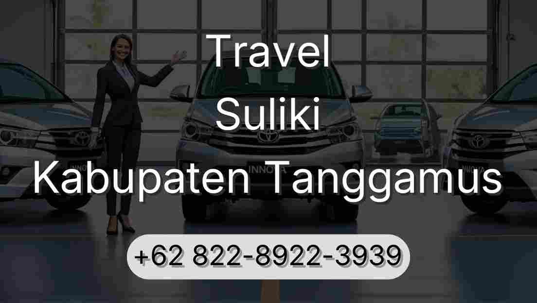 Travel Suliki Kabupaten Tanggamus