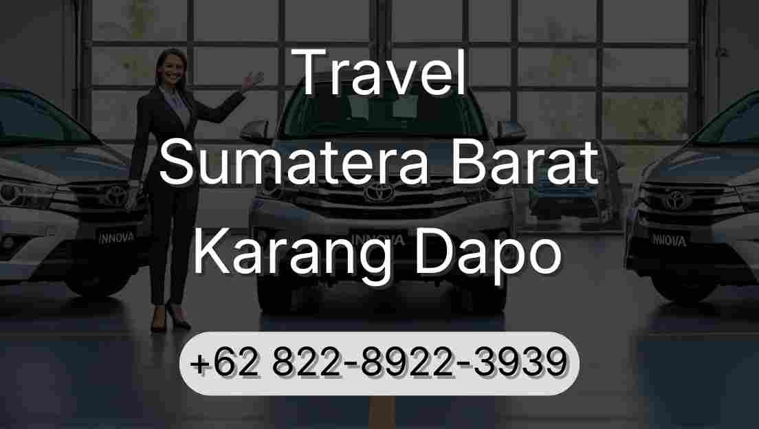 Travel Sumatera Barat Karang Dapo