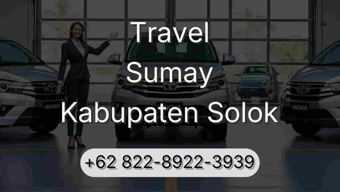 Travel Sumay Kabupaten Solok
