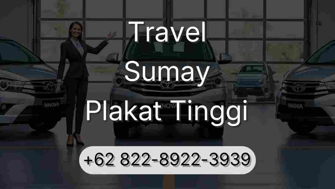 Travel Sumay Plakat Tinggi
