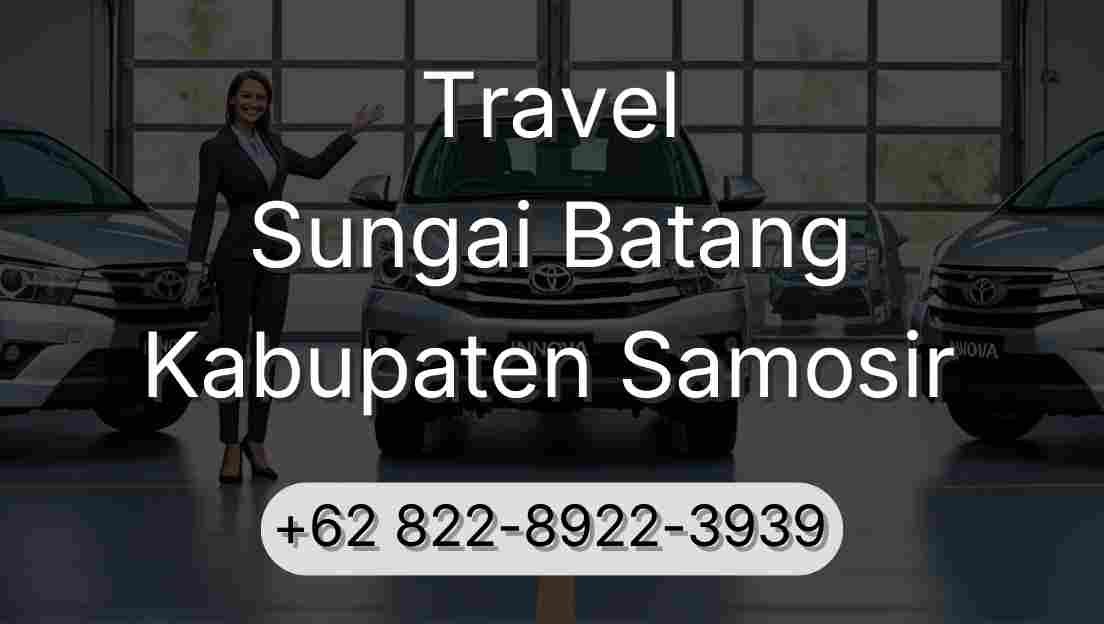 Travel Sungai Batang Kabupaten Samosir