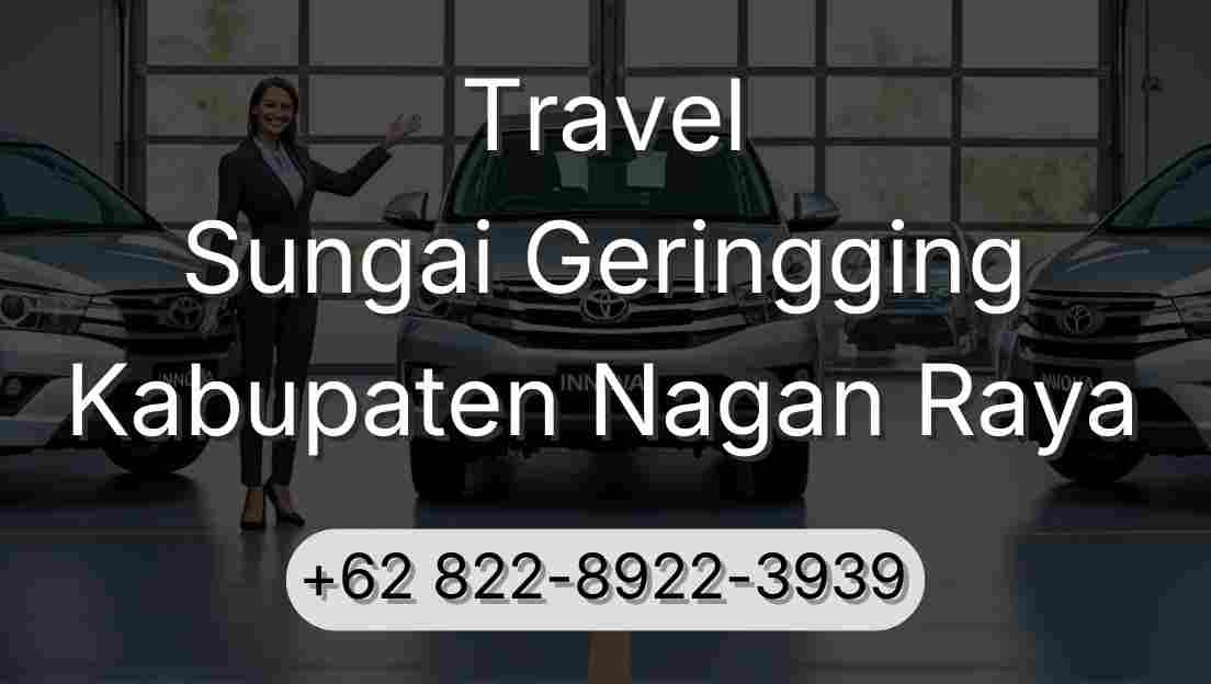 Travel Sungai Geringging Kabupaten Nagan Raya
