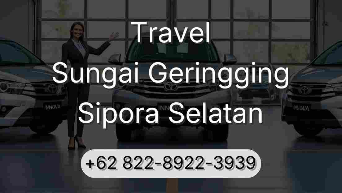 Travel Sungai Geringging Sipora Selatan