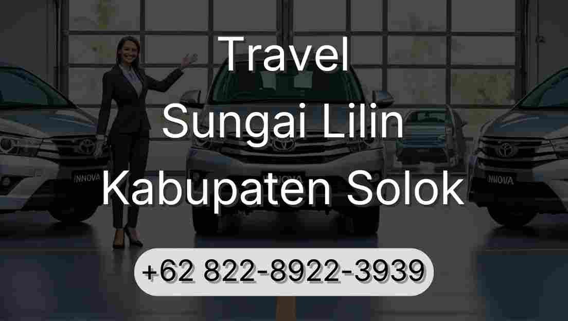 Travel Sungai Lilin Kabupaten Solok