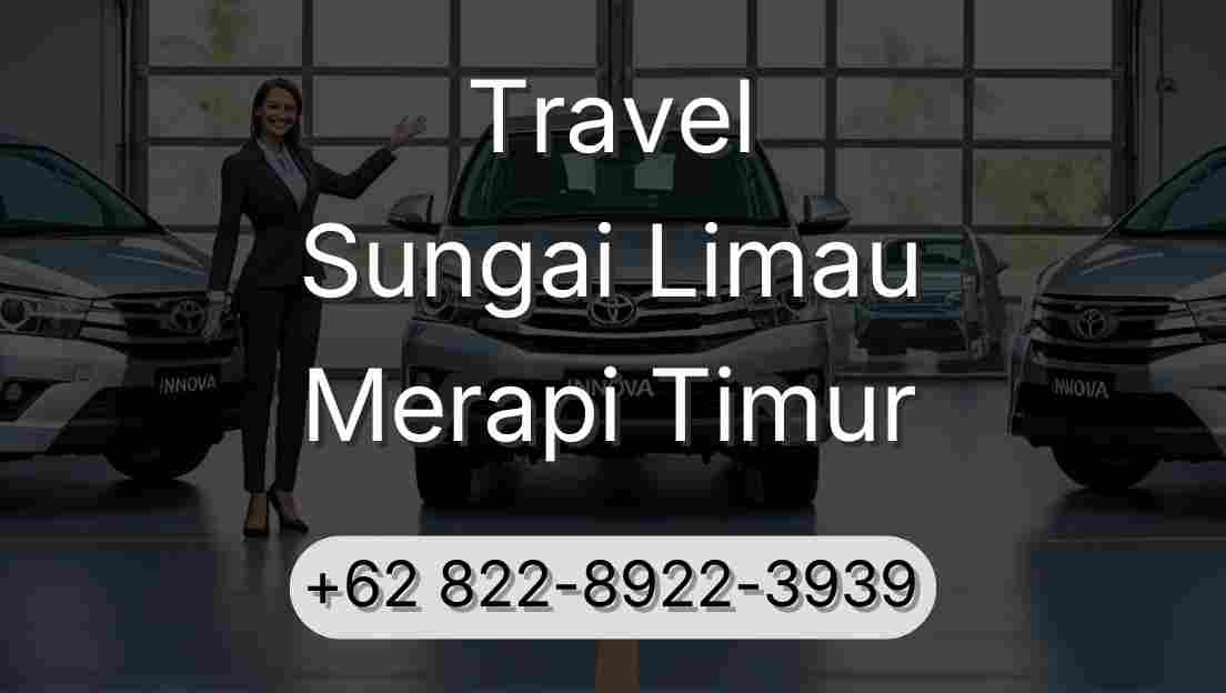 Travel Sungai Limau Merapi Timur