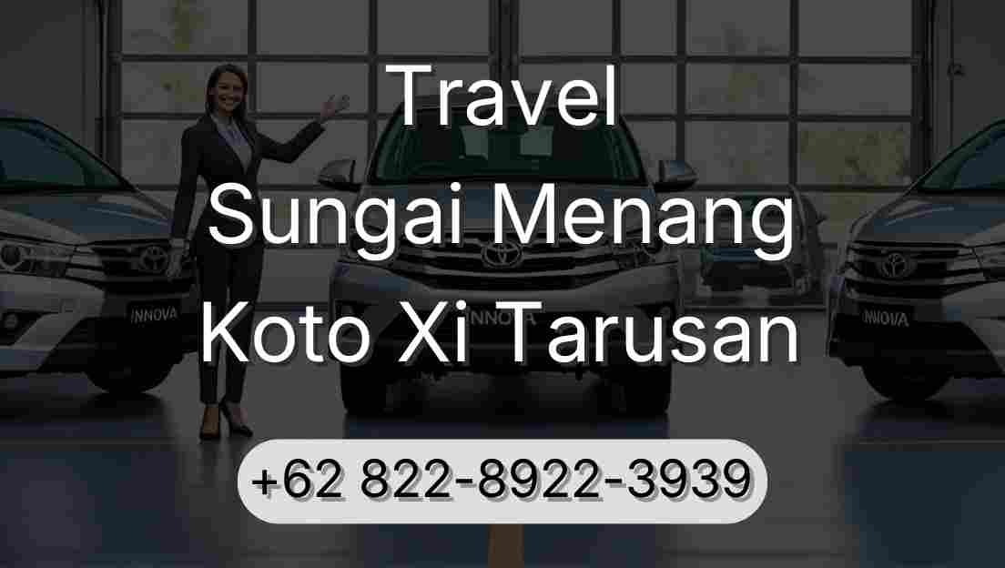 Travel Sungai Menang Koto Xi Tarusan