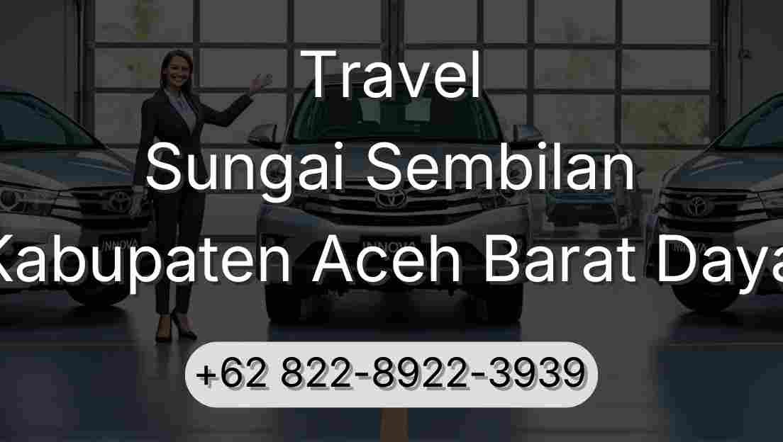 Travel Sungai Sembilan Kabupaten Aceh Barat Daya