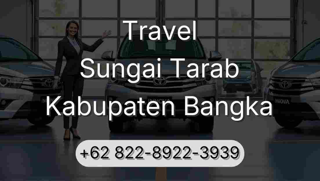 Travel Sungai Tarab Kabupaten Bangka