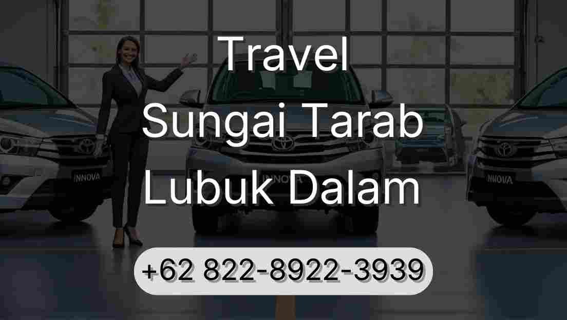 Travel Sungai Tarab Lubuk Dalam