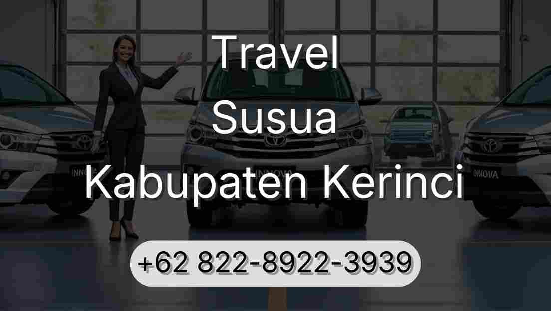 Travel Susua Kabupaten Kerinci