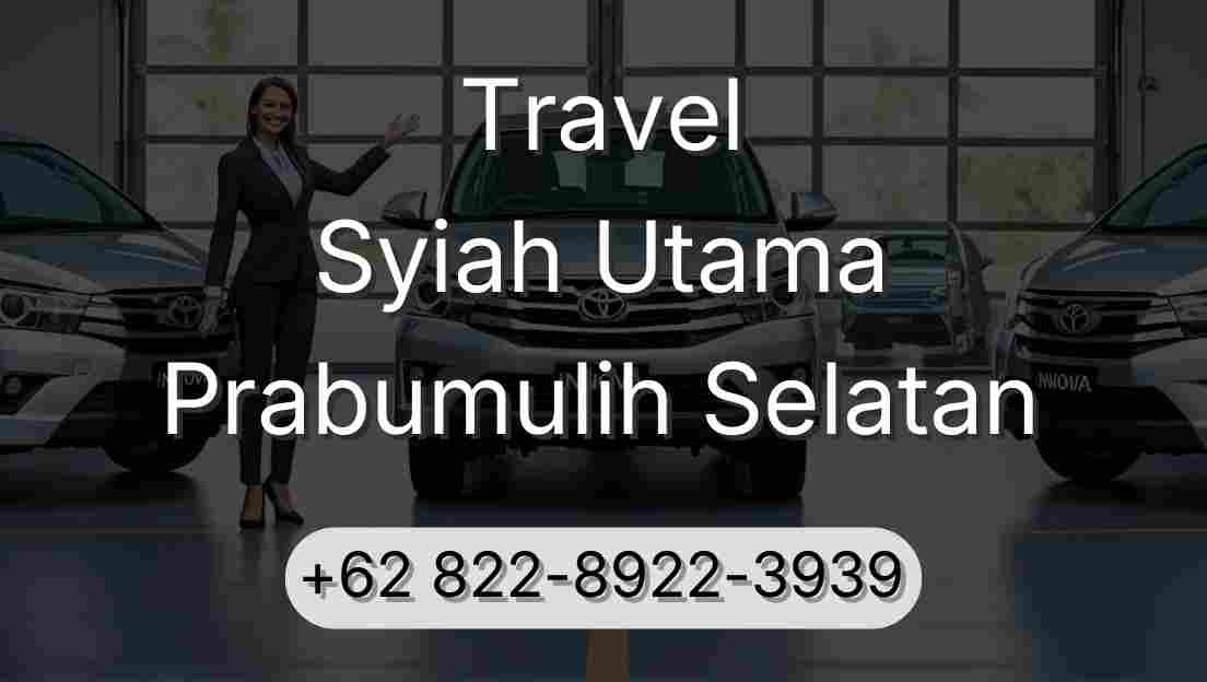 Travel Syiah Utama Prabumulih Selatan