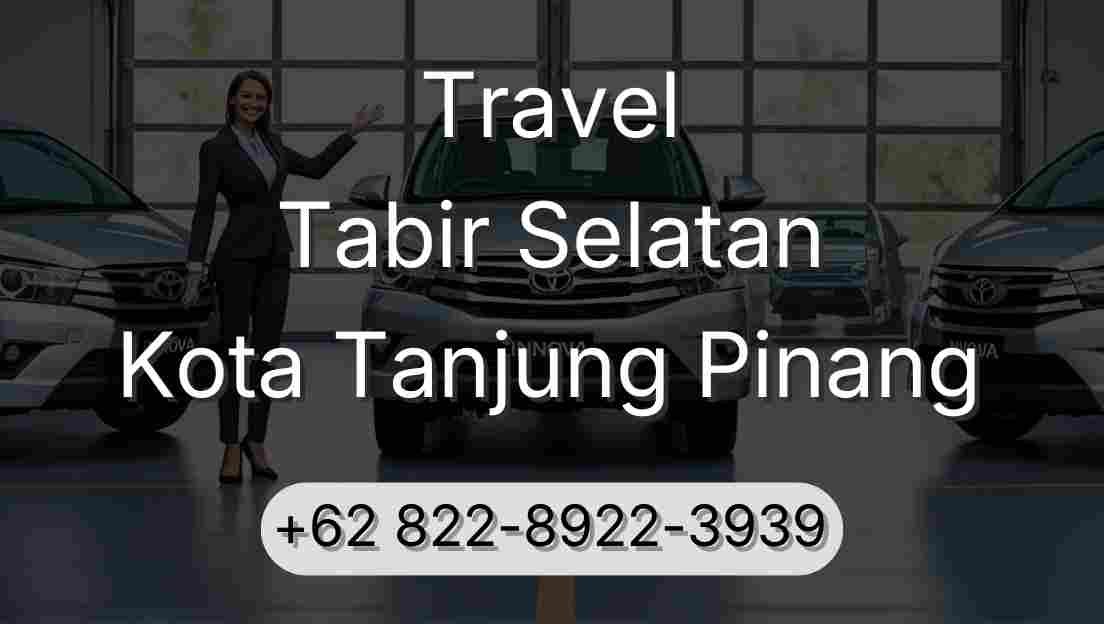 Travel Tabir Selatan Kota Tanjung Pinang
