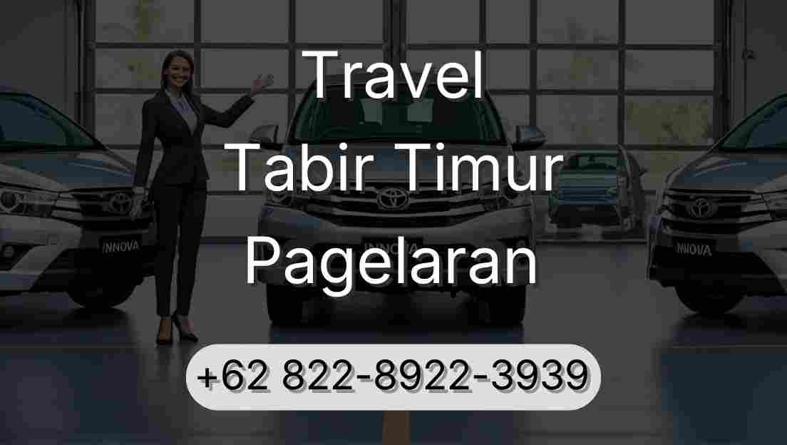 Travel Tabir Timur Pagelaran