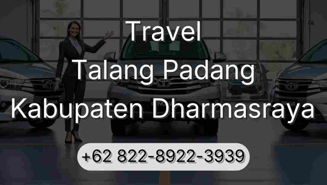 Travel Talang Padang Kabupaten Dharmasraya