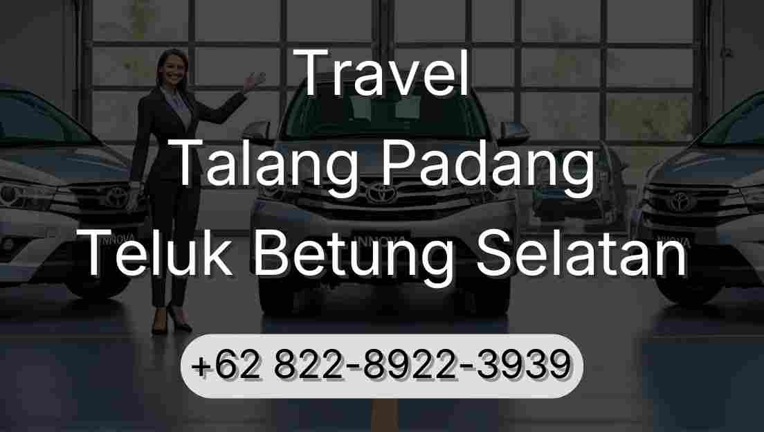 Travel Talang Padang Teluk Betung Selatan