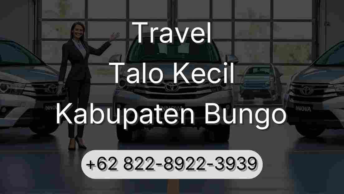 Travel Talo Kecil Kabupaten Bungo