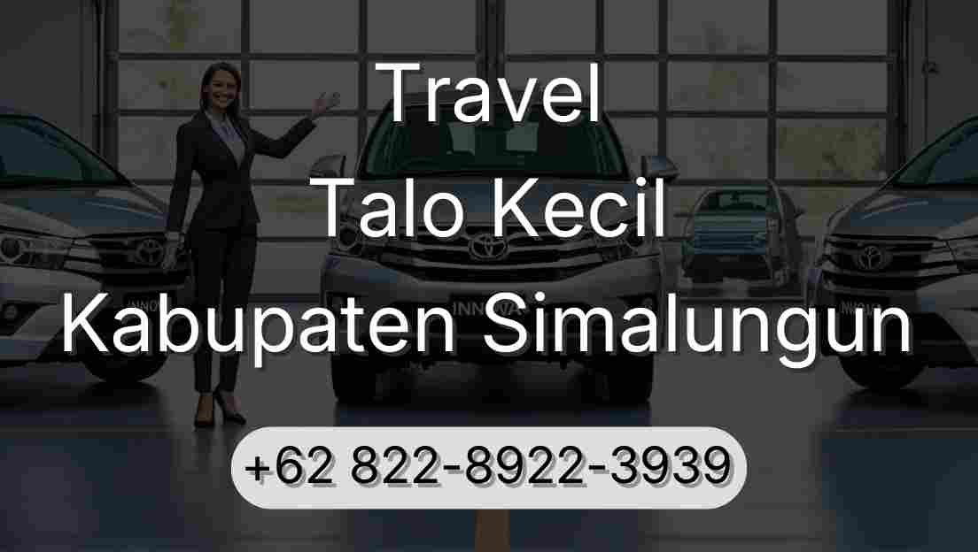 Travel Talo Kecil Kabupaten Simalungun