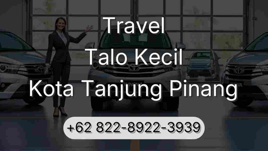 Travel Talo Kecil Kota Tanjung Pinang