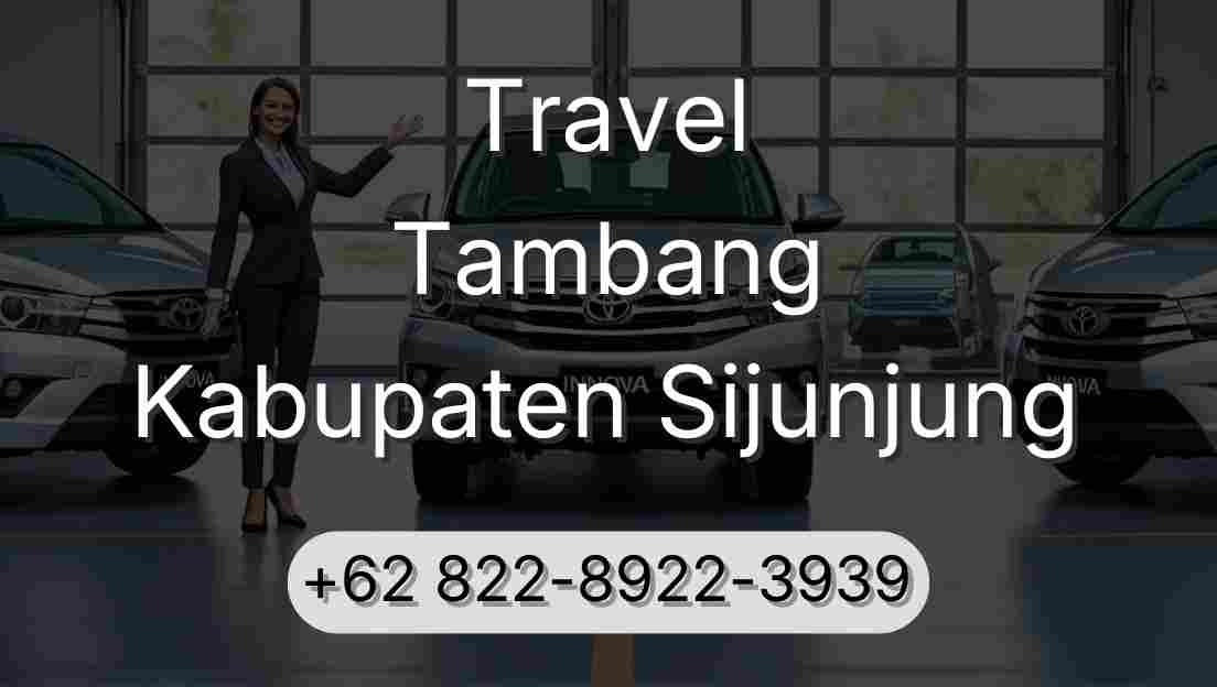 Travel Tambang Kabupaten Sijunjung
