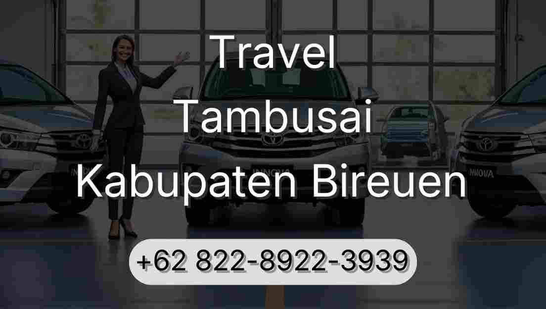 Travel Tambusai Kabupaten Bireuen