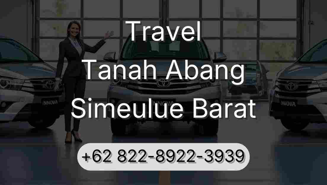 Travel Tanah Abang Simeulue Barat