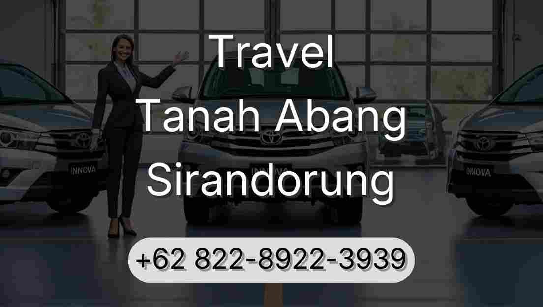 Travel Tanah Abang Sirandorung