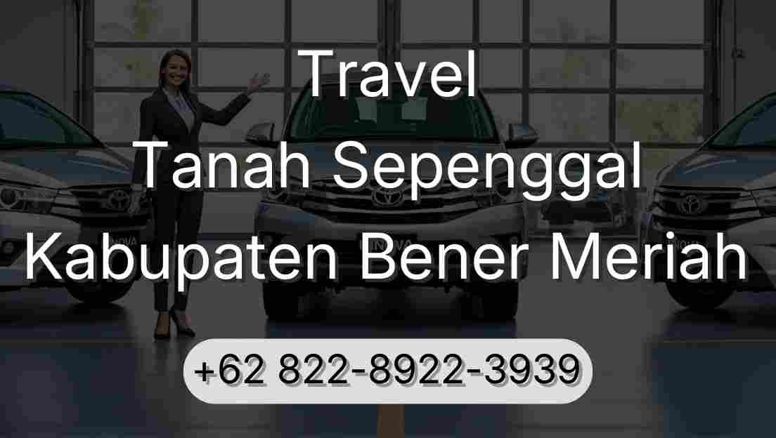 Travel Tanah Sepenggal Kabupaten Bener Meriah