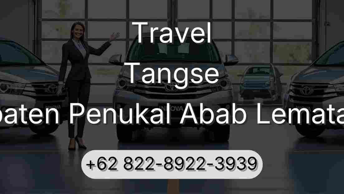 Travel Tangse Kabupaten Penukal Abab Lematang Ilir